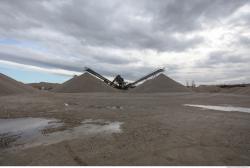 Photo Textures of Background Gravel Mining